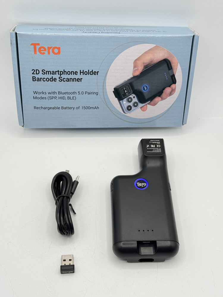 Tera 2D Wireless Barcode Scanner For Smartphones