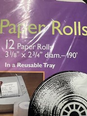 Perfect Print Premium Thermal Paper Rolls, 3 1/8 x 2 3/4” x 190 Feet, 12 Rolls.