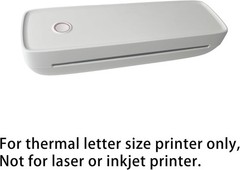 Continuous 200 Page Thermal Printer Paper 8.5 x 11 – Coated, Without Black Marks