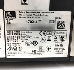 Zebra 170Xi4 203dpi Thermal Label Printer USB Ethernet Wireless 172-8K1-00000