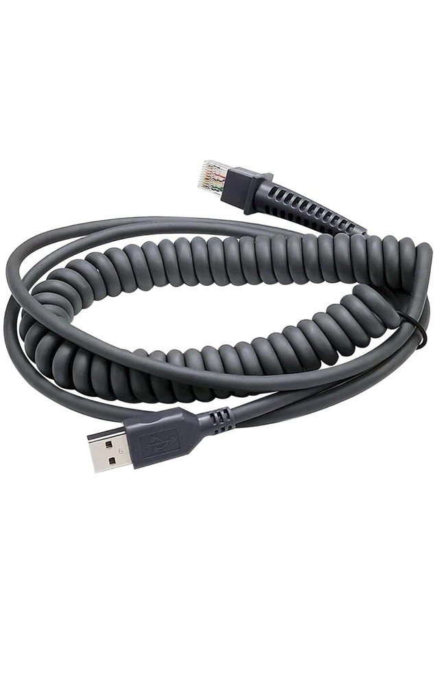 USB Cable for Datalogic Barcode Scanner, RJ45 to USB Port Scanner Cord, 3M/10FT