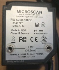 MICROSCAN FIS-6300-5008G MINI HAWK High Speed Barcode Scanner Free Shipping