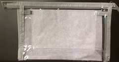 New Brand Clear Vinyl Zipper Wallets Bank Bag, Money, Jewelry Pouch- 10 pack