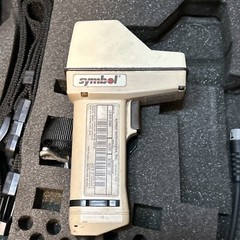MSI Data Corp PDT-LS Rs-232 Portable Bar Code Reader In Case + HP QBCS-6389