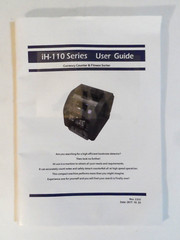 Hitachi iH-110 Series Currency Money Bill Counter User Guide Manual ONLY