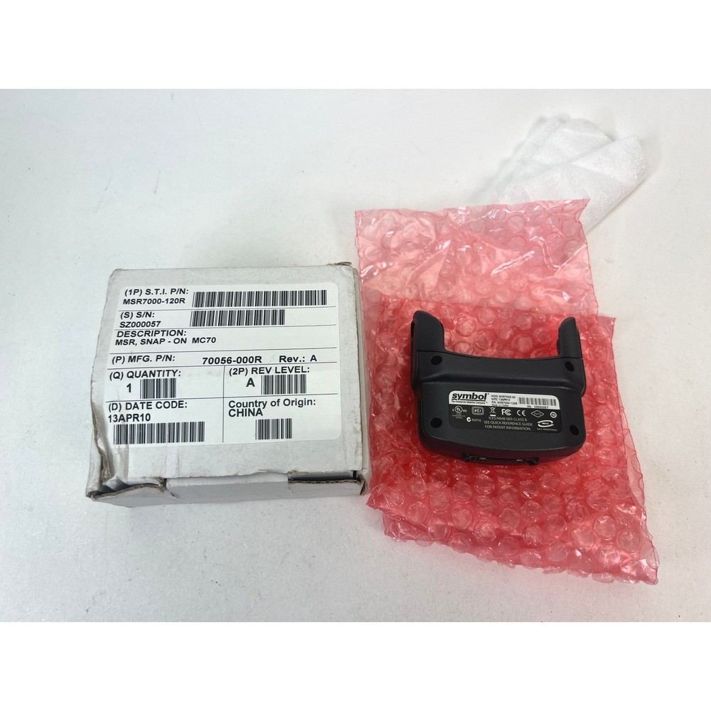 Symbol MSR7000-120R MSR Snap On MC70 Barcode Scanner Cradle – New Open Box