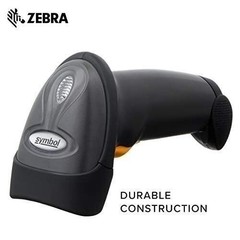 Symbol Zebra LS2208 Series Corded Handheld Standard Range Laser Scanner Kit…