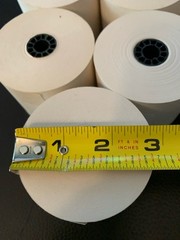 Lot of 11 Vintage Adding Machine Paper Rolls 2.25″ Wide Calculator Register Tape