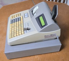 Sharp Electronic Cash Register Model ER-A410 Keys Very Clean Tested Works Great!