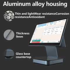 Touch Screen POS Cash Register for Small Business Retail and Restaurant Terminal