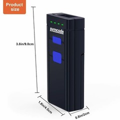 Wireless Bluetooth Barcode Scanner,Symcode Mini Portable Barcode Reader Scanner