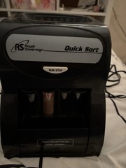 Royal Sovereign Electric Coin Sorter Patented Anti-Jam Technology 1 Row