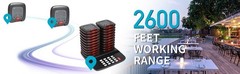 AGJ Restaurant Pager System Wireless Calling System 20 Pagers Beeper Buzzer Gues