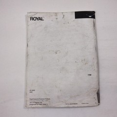 Royal Alpha 9170 Cash Management System Cash Register Instruction Manual