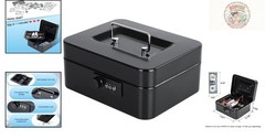 Compact Cash Box with Combination Lock – Perfect for Travel & Everyday Security