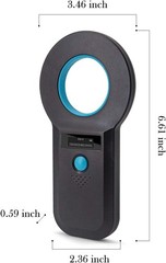 Efficient Pet Microchip Reader – Upload 1000 Records to PC, Lightweight Design