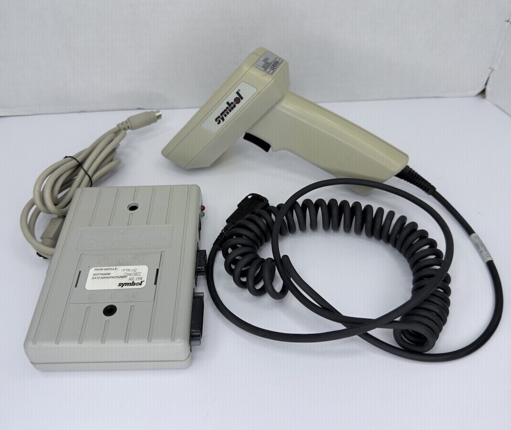 Symbol LS2000MX Barcode Hand Held Corded Scanner And Omnilink Controller Bundle