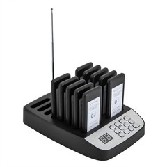 Restaurant Pager System Guest Queuing 10 Buzzer for Food Truck Clinic Club Cafe