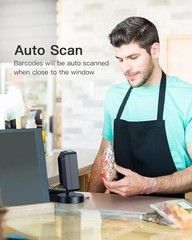 Inateck Barcode Scanner, 1D/2D Presentation Scanner,Corded and Omni-Directional