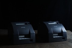 ✅UNTESTED✅2 Epson TM-U220B M188B Kitchen Receipt Printer W/ Ethernet – Read Desc