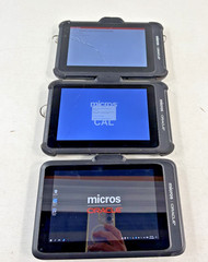 Lot of 15 Micros Oracle DT317CR Mobile POS Ruggedized Tablet With 2 Docks