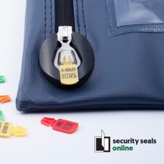 Biodegradable ZipLock 1 Bio+ seals to suits security bags, Pack of 1,000