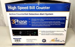 Royal Sovereign Back Load Bill Counter with 3Phase Counterfeit Detection