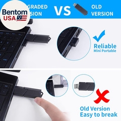 Wireless Barcode Scanner Versatile 2-In-1 (2.4Ghz Wireless+Usb 2.0 Wired) Handhe
