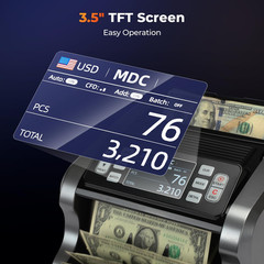 IMC09 Mixed Denomination Money Counter Machine, Value Counting, UV/MG/IR/MT Bill
