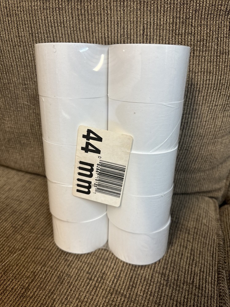 44mm Register Tape Receipt Paper 10 (ten) Rolls New Old Stock
