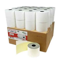 28 Rolls 2 Ply Carbonless Rolls 3″ X 95 Feet White/Yellow Receipt Paper POS C…