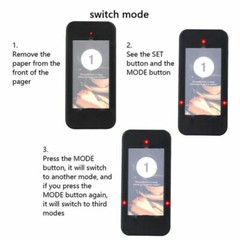 16 Restaurant Coaster Pager Guest keypad Wireless Calling Paging Queuing System