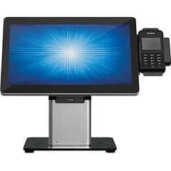 Elotouch E514693 Slim Desk Mount for Touchscreen Monitor Black Silver