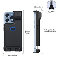 Alacrity Bluetooth 2D Barcode Scanner Back Clip QR Wireless Reader Phone Android