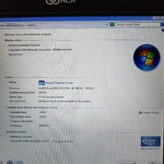 NCR Touchscreen Monitor Model 7754 POS Terminal W Magnetic Reader