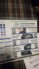 Nadex CR180 Electronic Cash Register, Steel Cash Drawer,