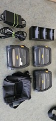 Zebra ZQ520 Wireless Printer, Bluetooth Set Of 3 W/ Battery, Charger, Cases