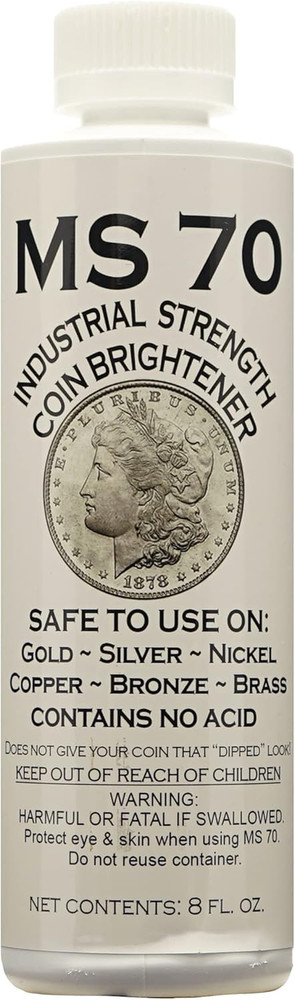 8 Oz. Coin Cleaner (Qty = 1 Bottle)