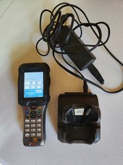 Keyence BT-W85GA Scanner Laser Handheld Mobile Computer W/base Charger