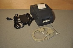 EPSON PRINTER 30 DAY WARRANTY – SERIAL INTERFACE TMU220D – MANUAL TEAR