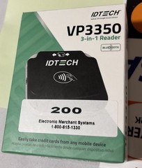 ID Tech VP3350 All-In-One Contactless Mobile Card Reader Payment Tap Credit New