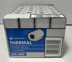 Pack Of 48 Thermal Receipt Paper Rolls, 2 1/4″ X 50′, 2.25”x 60” Member’s Mark