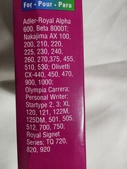 NCR Premium Ribbon Adler Royal Alpha 600 1-Pack For Typrwriter New