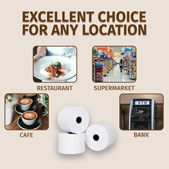 2 1/4″ X 50′ Thermal Receipt Paper Rolls 50 Rolls,Bpa Free Receipt Paper