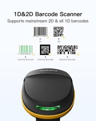 Inateck 2D Barcode Scanner Reader Bluetooth 2.4Ghz Smart Base Screen Scanning