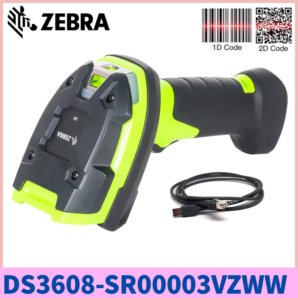 Zebra DS3608-SR 2D Standard Range Handheld Barcode Scanner DS3608-SR00003VZWW