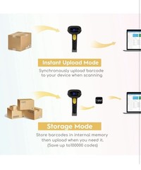 NADAMOO BUR3003 433MHz Wireless Barcode Scanner