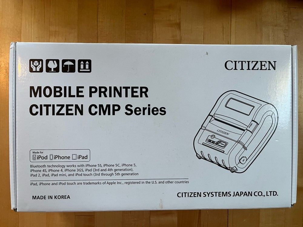 Citizen CMP-30II Mobile Printer – Receipt Printer – СМP-30 Type II – SER & USB