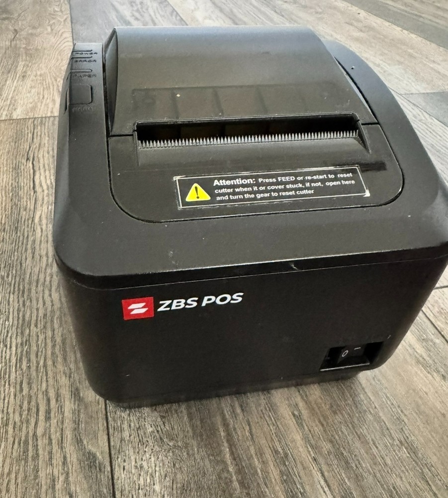 ZBS POS K100L Thermal Receipt Printer – 80mm – USB & Ethernet (LAN)
