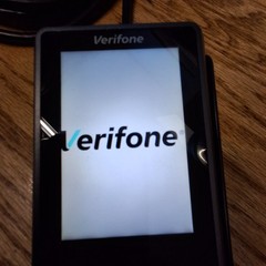 Verifone P400 Plus Credit Card Terminal w/ RS232 Ethernet Cable – Power On Test